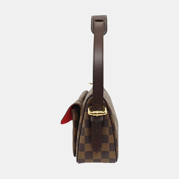 RAVELLO GM Damier Ebene Coated Canvas Brown