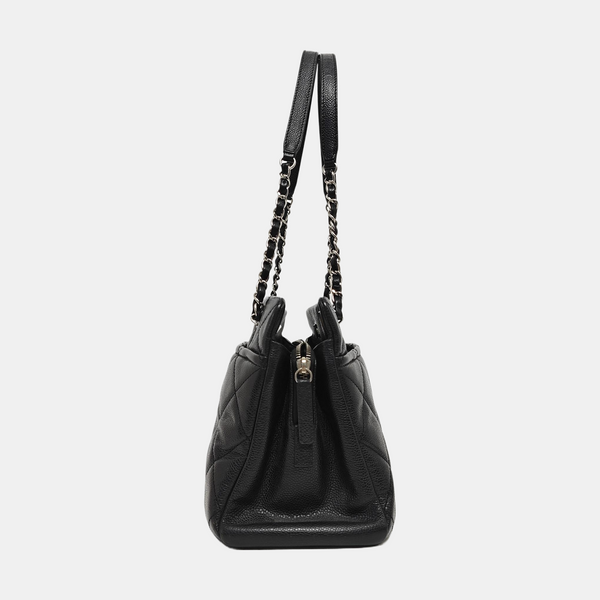 CC TIMELESS SOFT Quilted Grained Calfskin Black