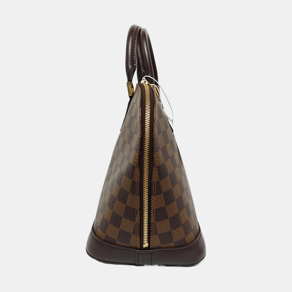ALMA PM Damier Ebene Coated Canvas Brown