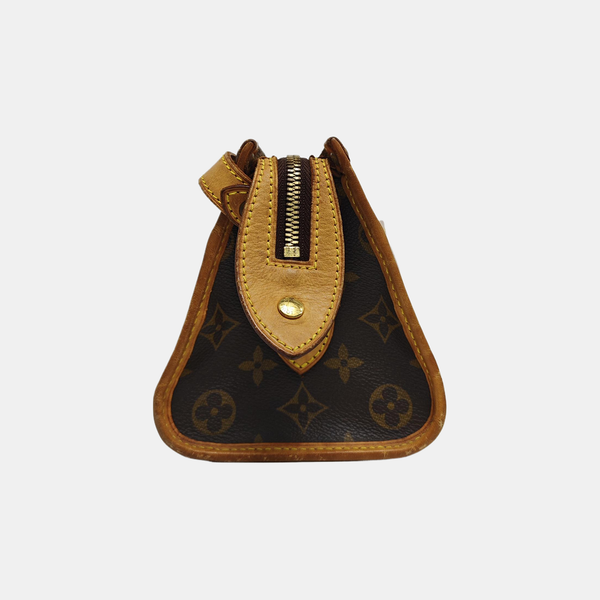 POPINCOURT Monogram Coated Canvas Brown