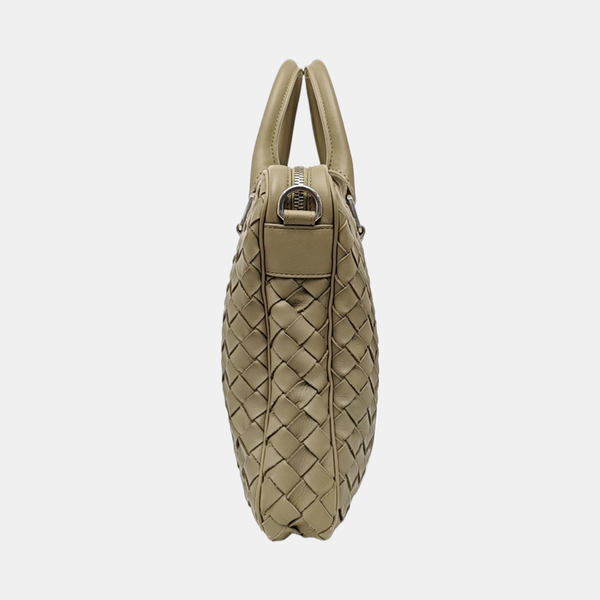 Calfskin Shoulder Bag Gray