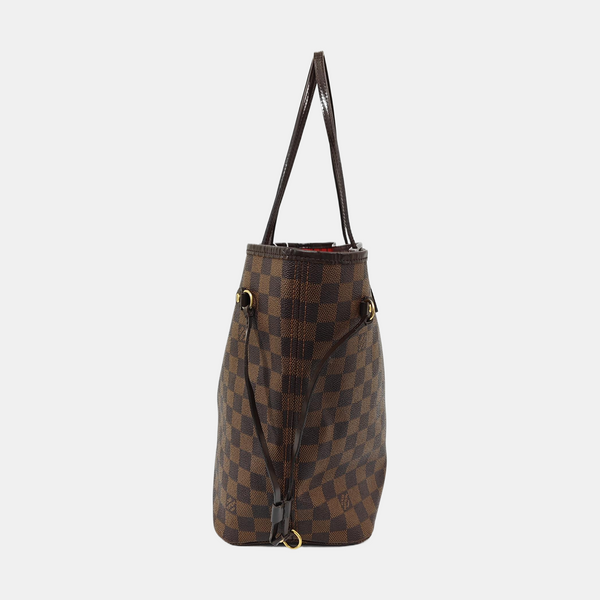 NEVERFULL MM Damier Ebene Coated Canvas Brown