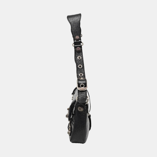 Lambskin Shoulder Bag Small Black