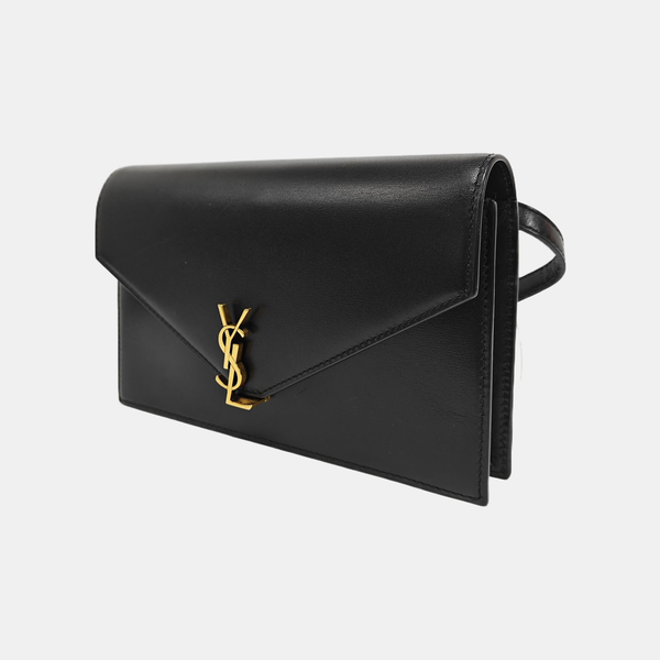 Calfskin Shoulder Bag Black
