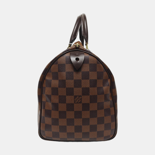 SPEEDY 30 Damier Ebene Coated Canvas Brown