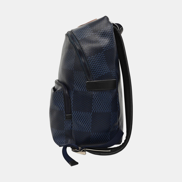 APOLLO Damier Coated Canvas Blue