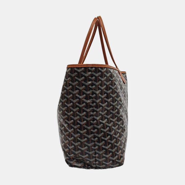 Authenticated pre-owned Saint Louis PM Coated Canvas Black - Tote Bag at Looply