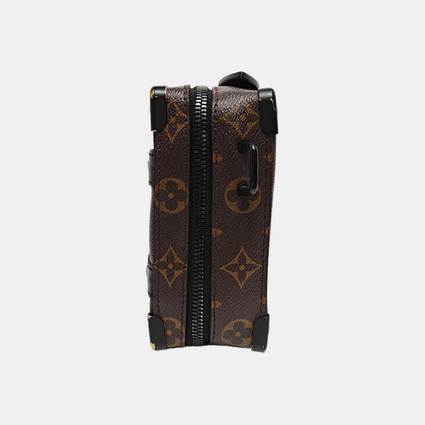 SOFT TRUNK Monogram Coated Canvas Brown
