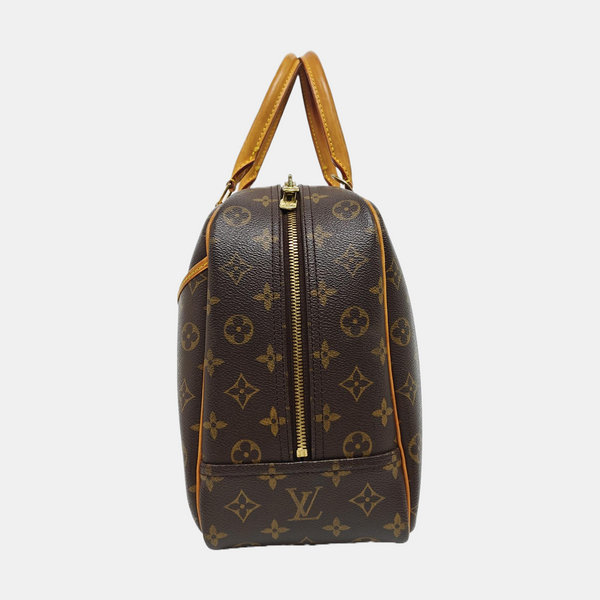 DEAUVILLE Monogram Coated Canvas Brown