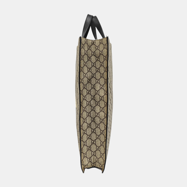 GG Supreme Monogram Coated Canvas Brown