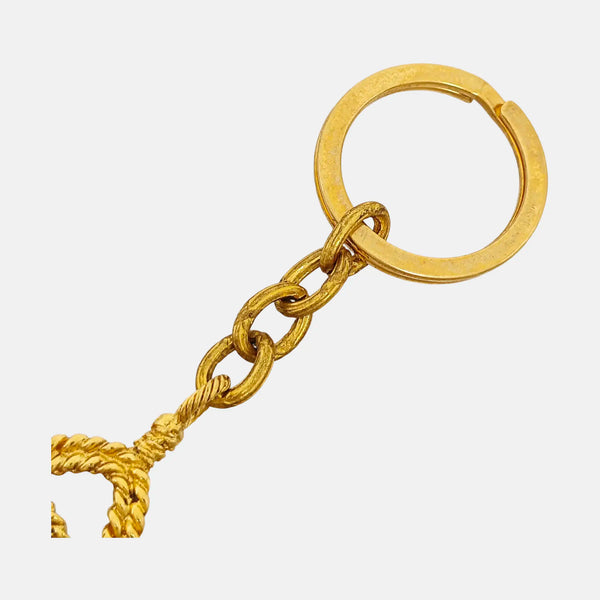 Metal Bag Charm Gold