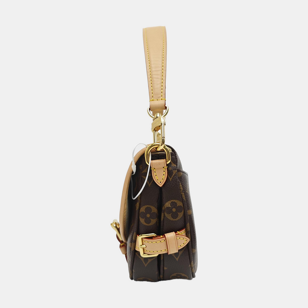 SAUMUR BB Monogram Coated Canvas Brown