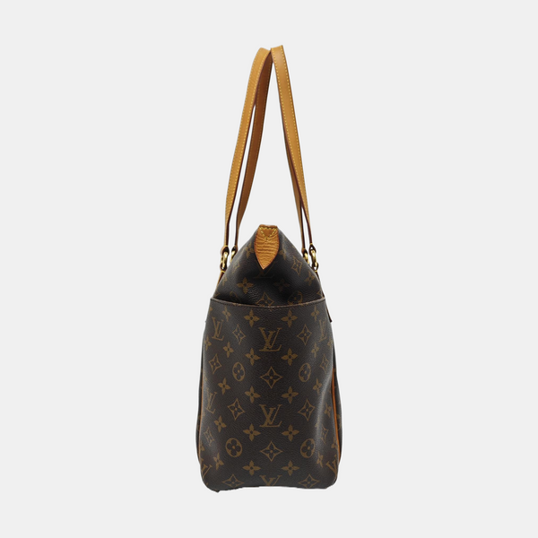 TOTALLY MM Monogram Coated Canvas Brown