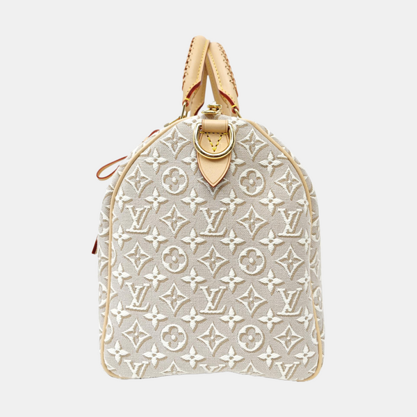 SPEEDY SOFT 30 Monogram Fabric Beige