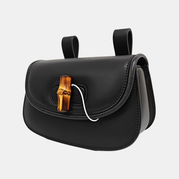 Authenticated pre-owned Bamboo 1947 Mini Calfskin Black - Belt Bag at Looply