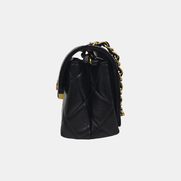Quilted Lambskin Black