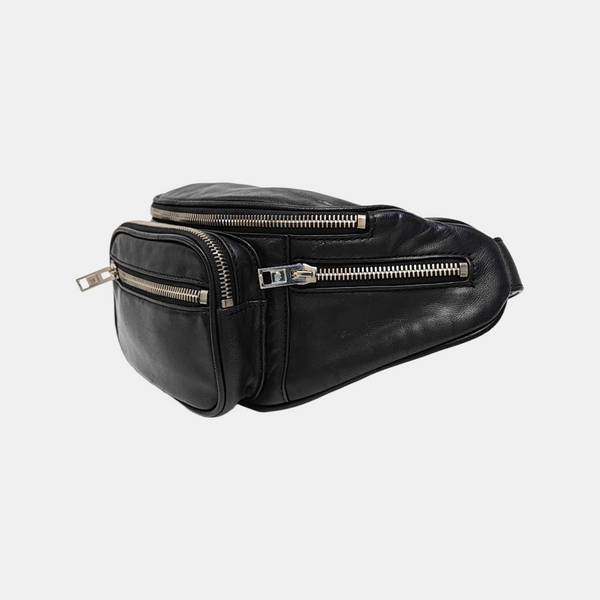 Lambskin Belt Bag Medium Black