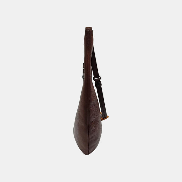 Calfskin Shoulder Bag Brown