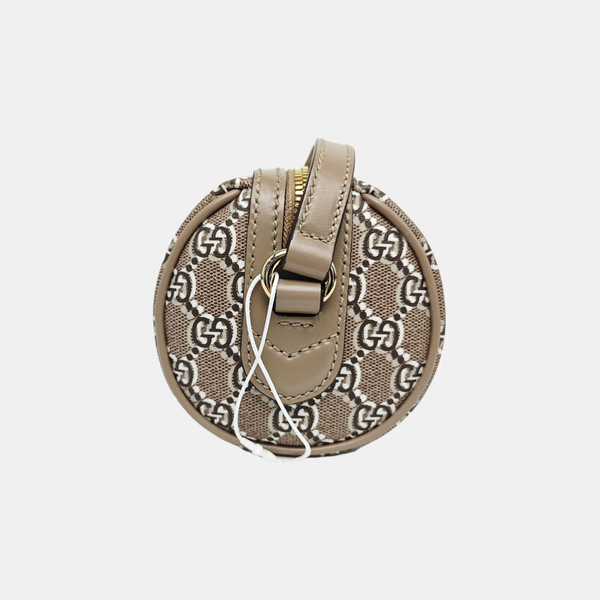 Monogram Coated Canvas Crossbody Bag Mini Brown