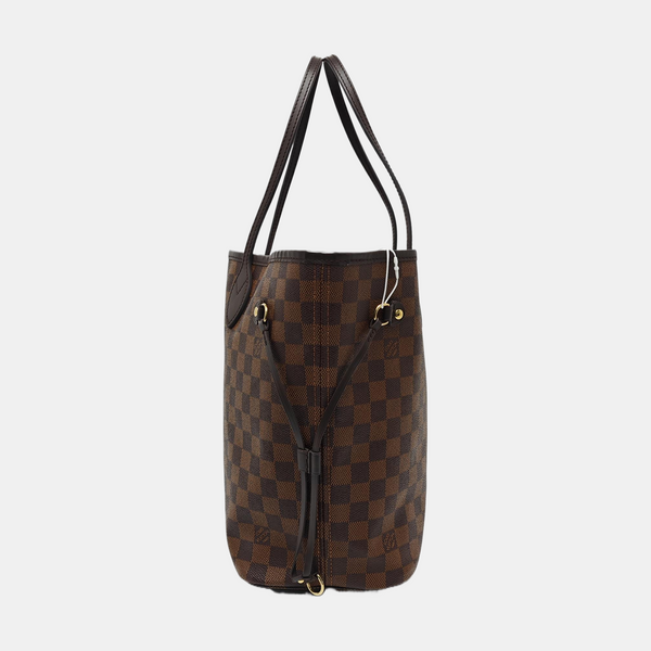 NEVERFULL MM Damier Ebene Coated Canvas Brown