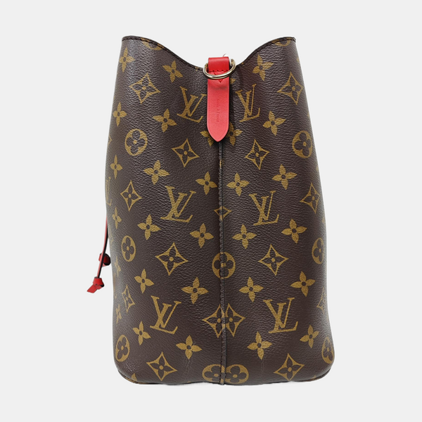 NÉONOÉ MM Monogram Coated Canvas Brown