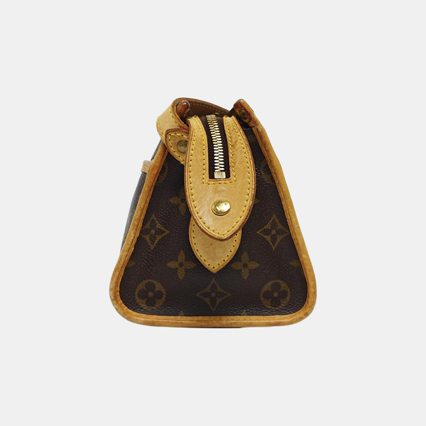 POPINCOURT Monogram Coated Canvas Brown