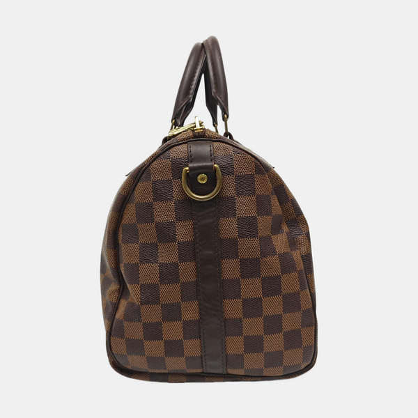 SPEEDY 30 Damier Ebene Coated Canvas Brown