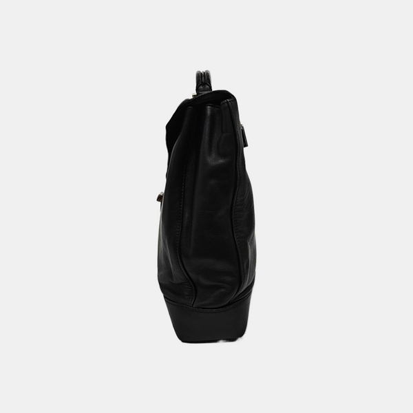 Calfskin Shoulder Bag Black