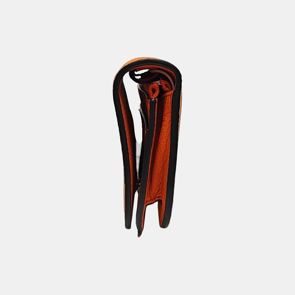Calfskin Shoulder Bag Orange