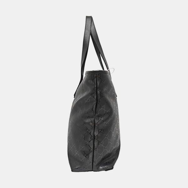 GG Imprime Monogram Coated Canvas Gray