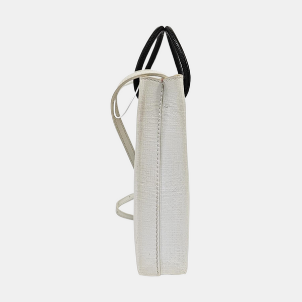 Shopping Bag Calfskin White