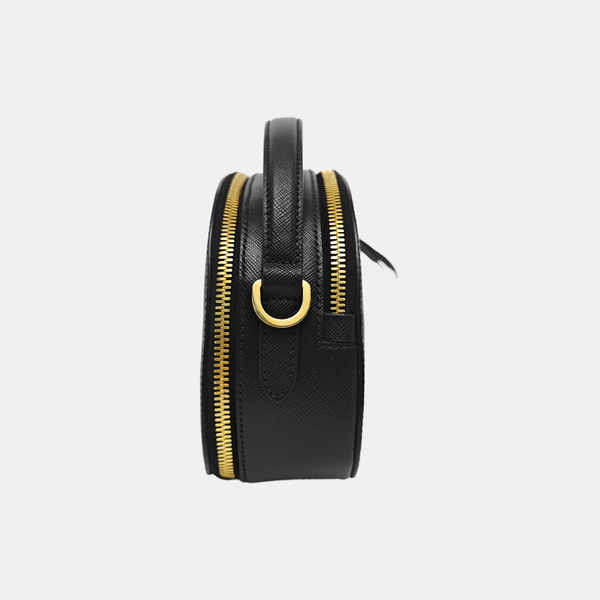 Odette Saffiano Calfskin Black