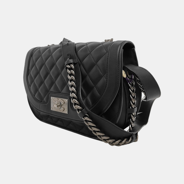 Quilted Calfskin Black