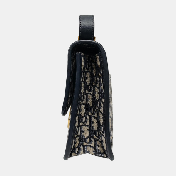 30 Montaigne Oblique Canvas Blue