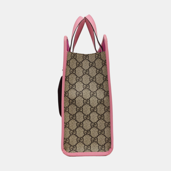 Children’s GG Bucket Monogram Coated Canvas Beige
