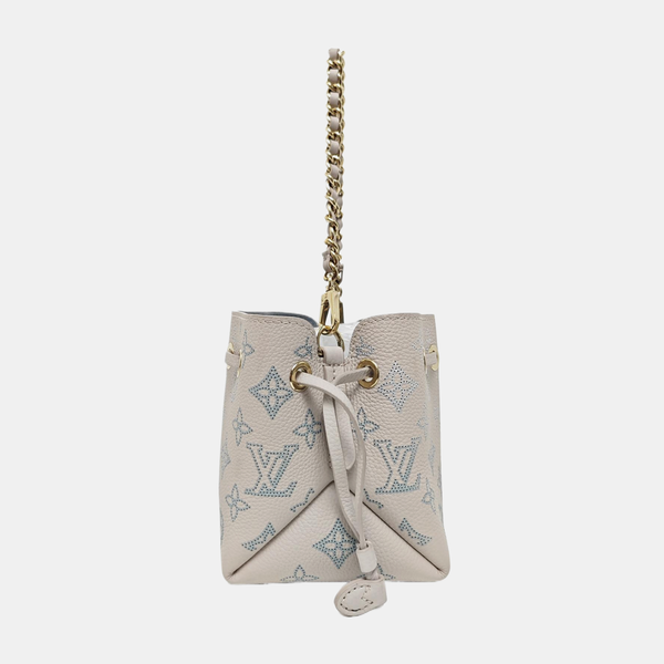 BELLA Monogram Calfskin Gray