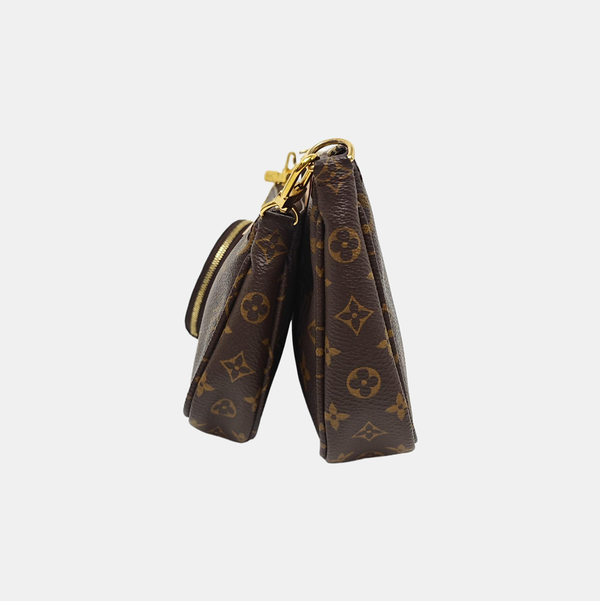MULTI Monogram Coated Canvas Brown
