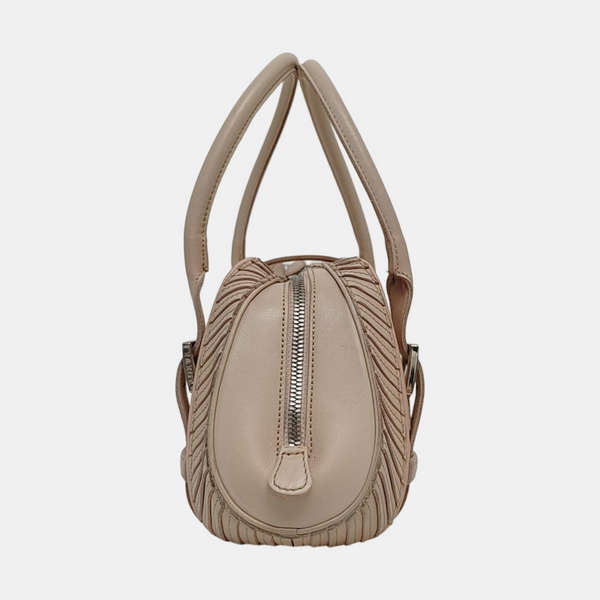Senda Quilted Calfskin Pink
