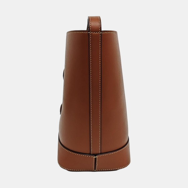 Calfskin Bucket Bag Brown
