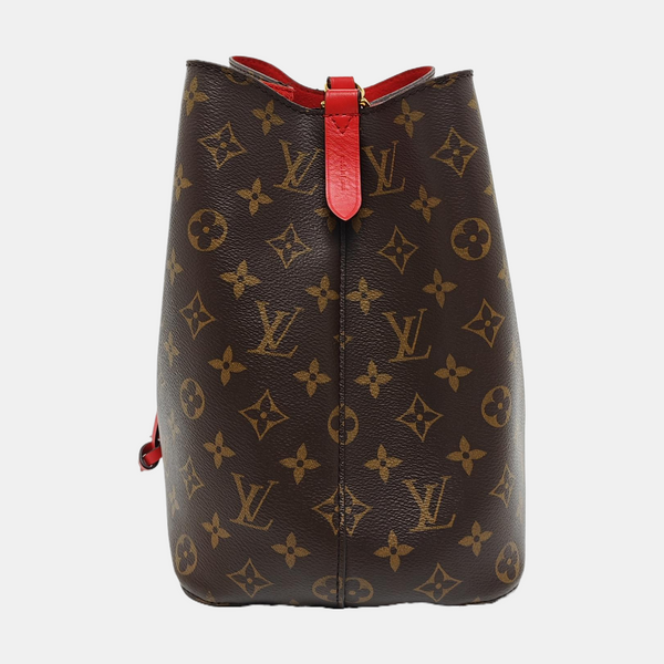 NÉONOÉ MM Monogram Coated Canvas Brown
