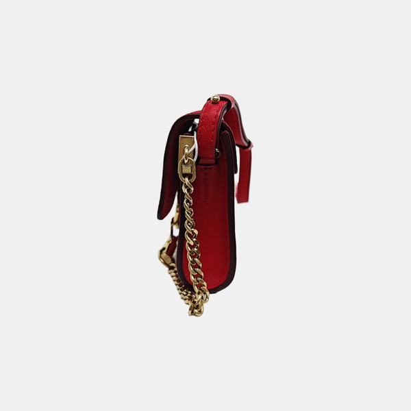 Faye Mini Calfskin Red