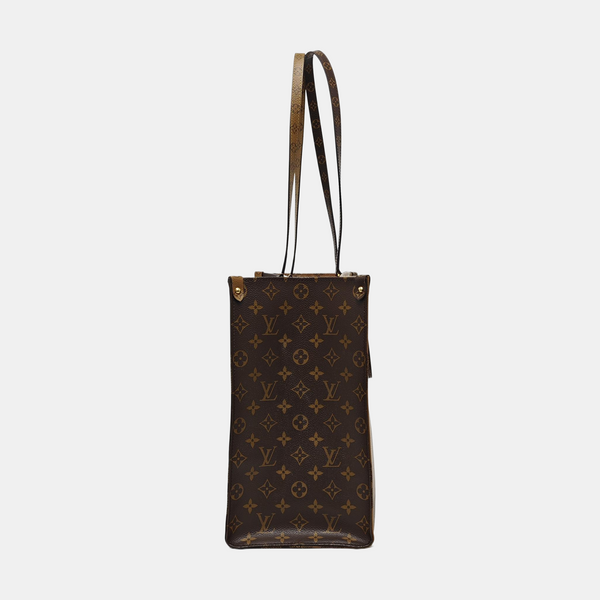 ONTHEGO GM Monogram Coated Canvas Brown