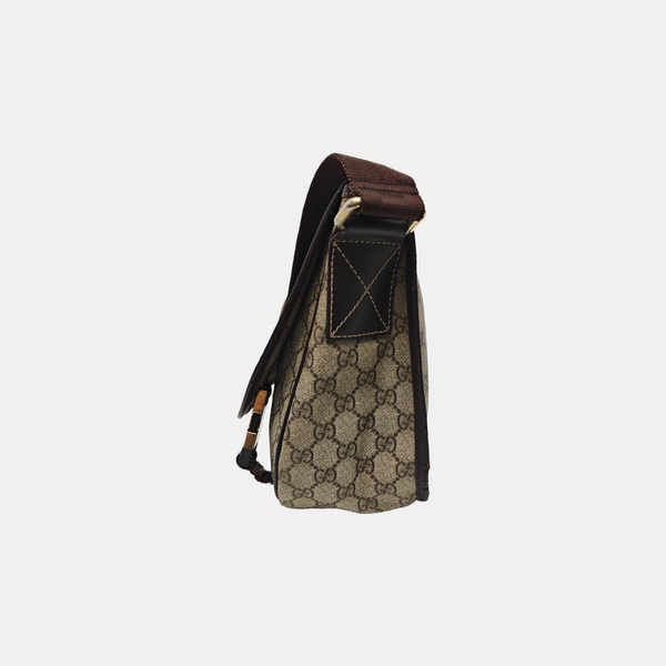 GG Imprime Monogram Coated Canvas Brown
