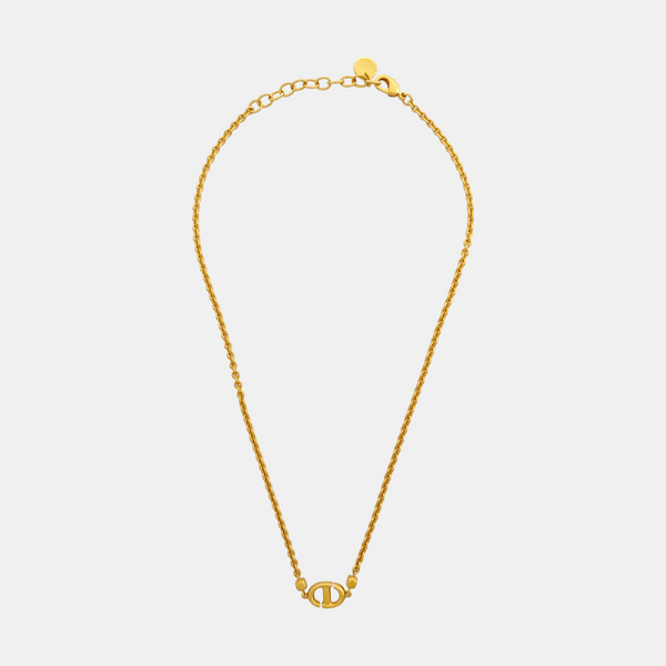 Petit CD Metal Gold Necklace