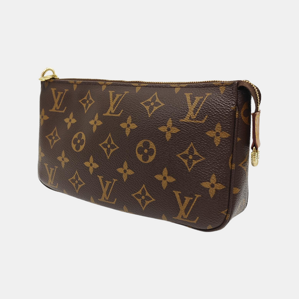 Monogram Coated Canvas Shoulder Bag Brown
