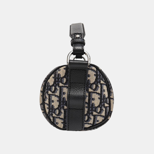 Oblique Canvas Shoulder Bag Beige