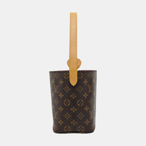 ALL IN BB Monogram Coated Canvas Brown