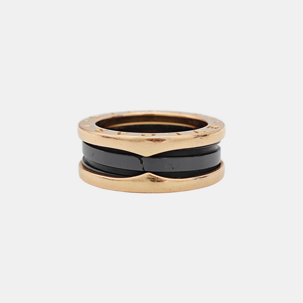 B.ZERO1 18k Rose Gold Ring EU 53