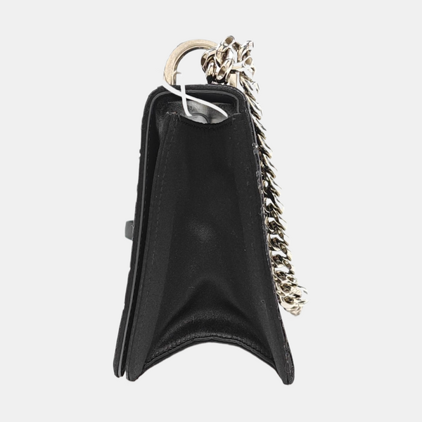 Diorama Oblique Silk Satin Black