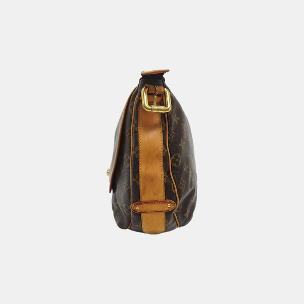 TULUM GM Monogram Coated Canvas Brown